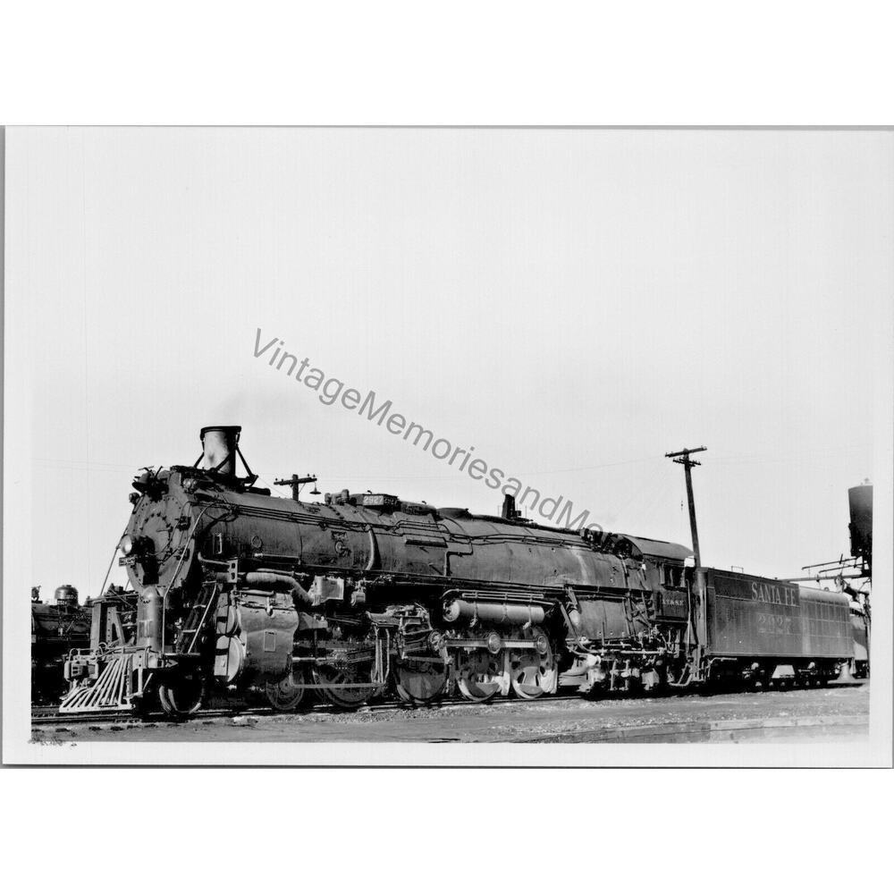 Vtg Atchison, Topeka, & Santa Fe Railway A.T.SE 2927 Steam Locomotive‎ T2-323